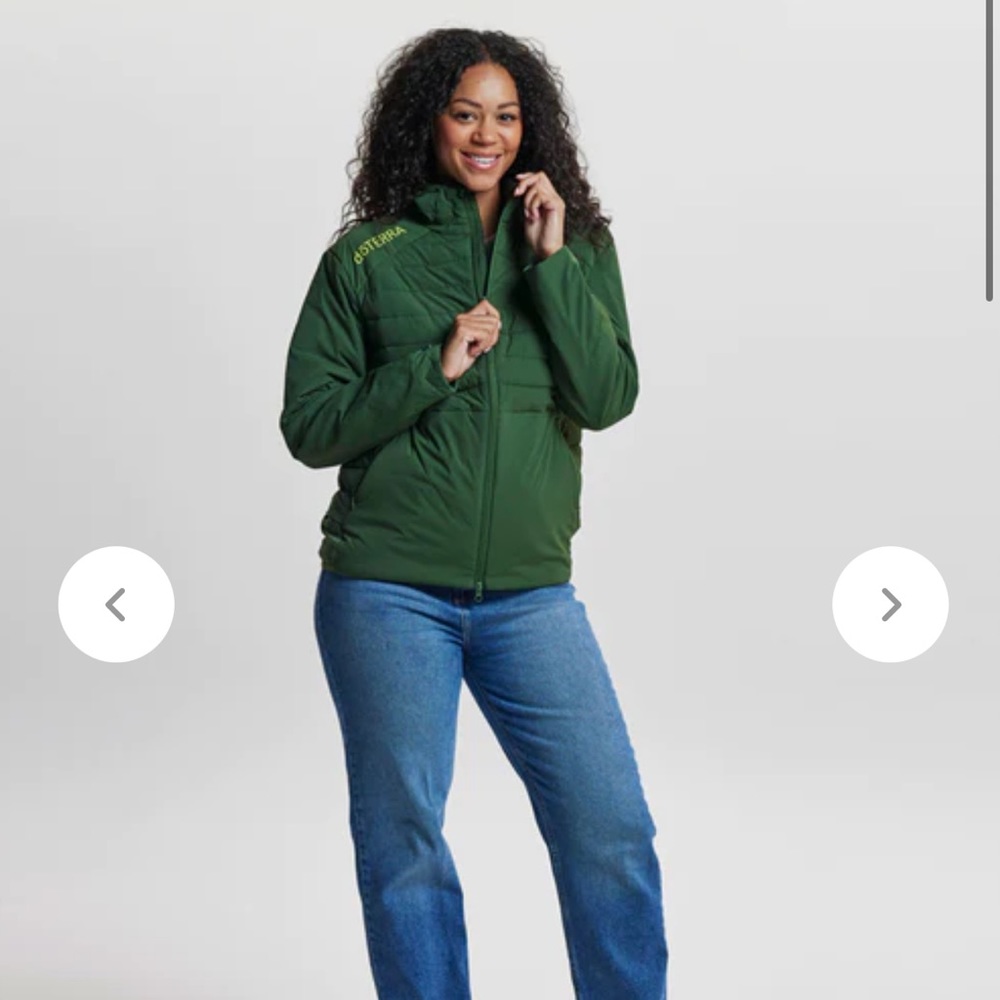 🤍doTERRA Green Puffer Jacket🤍
